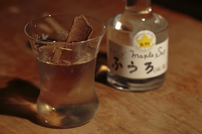 Japanese Whisky & Maple Water<br>山崎12年　イタヤカエデの樹液割り