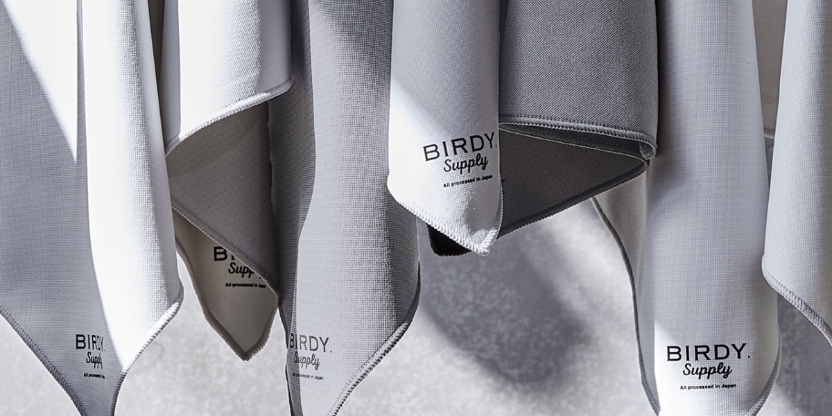 プロ御用達の「BIRDY. Supply」より
「Birdy ワイピングクロス」「Birdyグラススポンジ」新発売！
