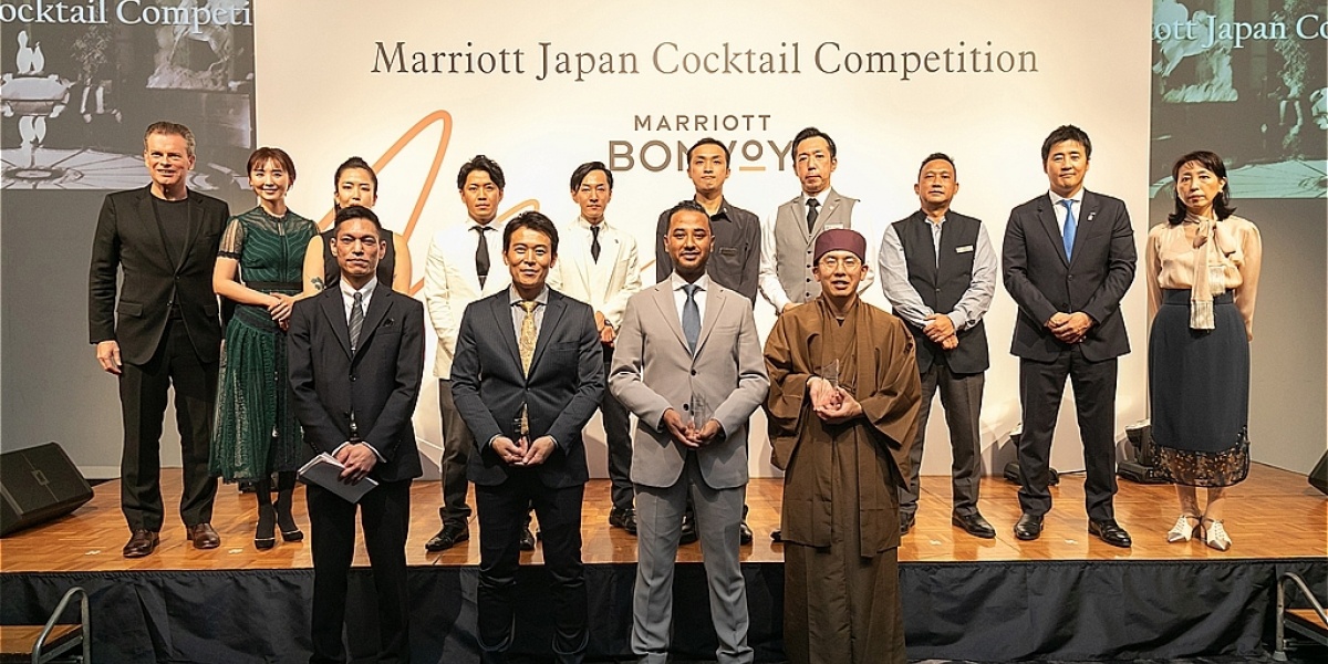 Marriott Japan Cocktail Competition
優勝は、アンジャン・カドカさんの『こまちのにわ』！
