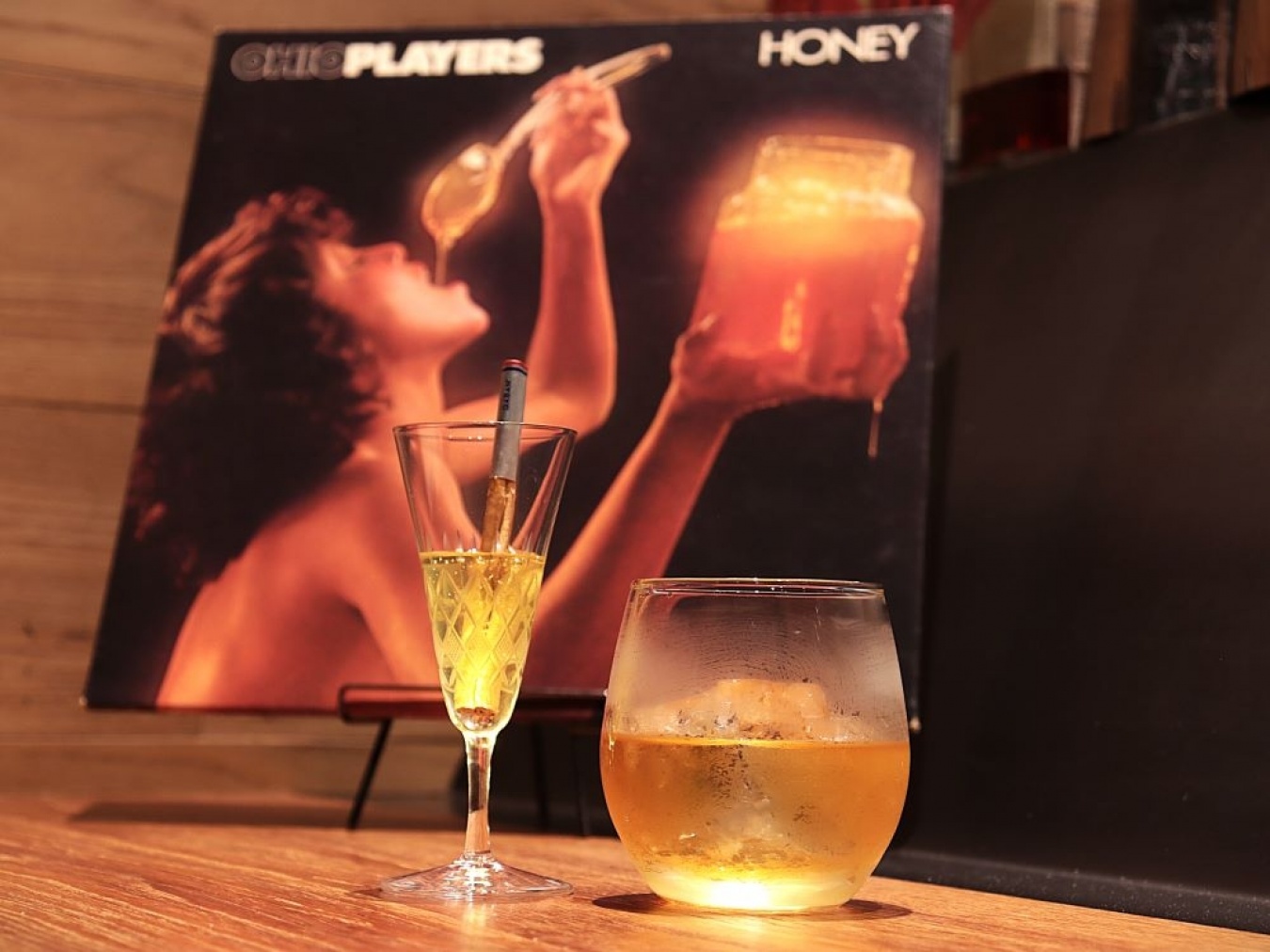 photo : Abajo アバッホ(市ヶ谷) カクテル名 Sweet Sticky Thing スウィート スティッキー シング inspired by Ohio Players / Sweet Sticky Thing