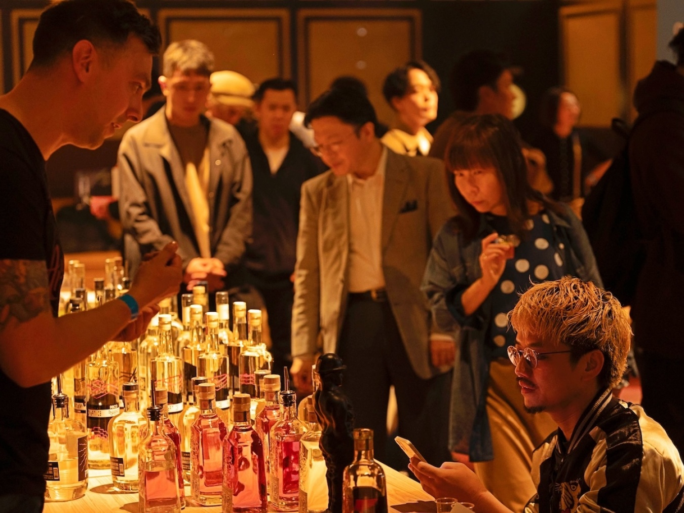 会場には試飲ブースもあり、日本未入荷のチリピスコ16種類を無料で試飲可能。