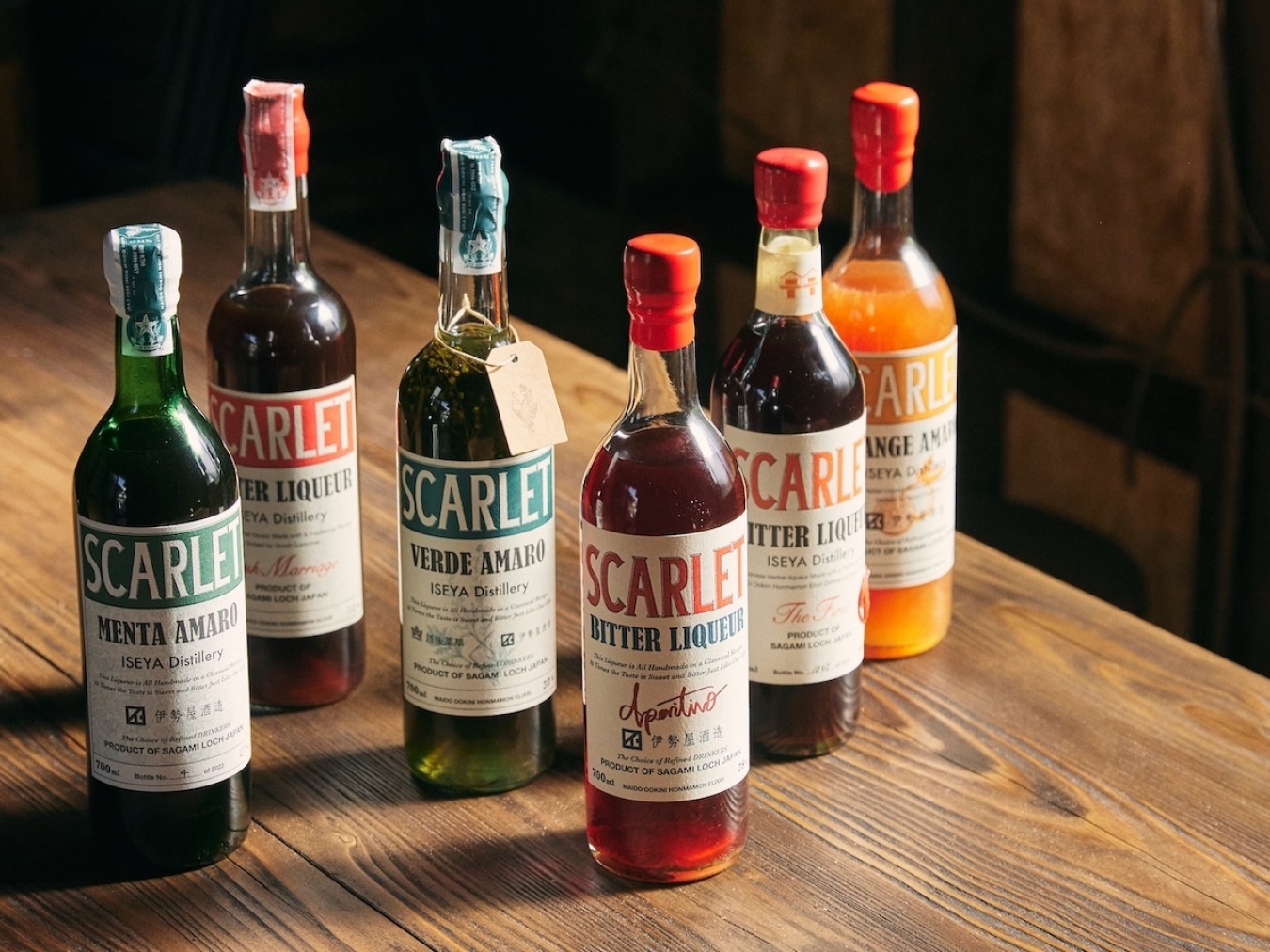 バーですっかりおなじみの国産アマーロ「SCARLET」。新作をお楽しみに!