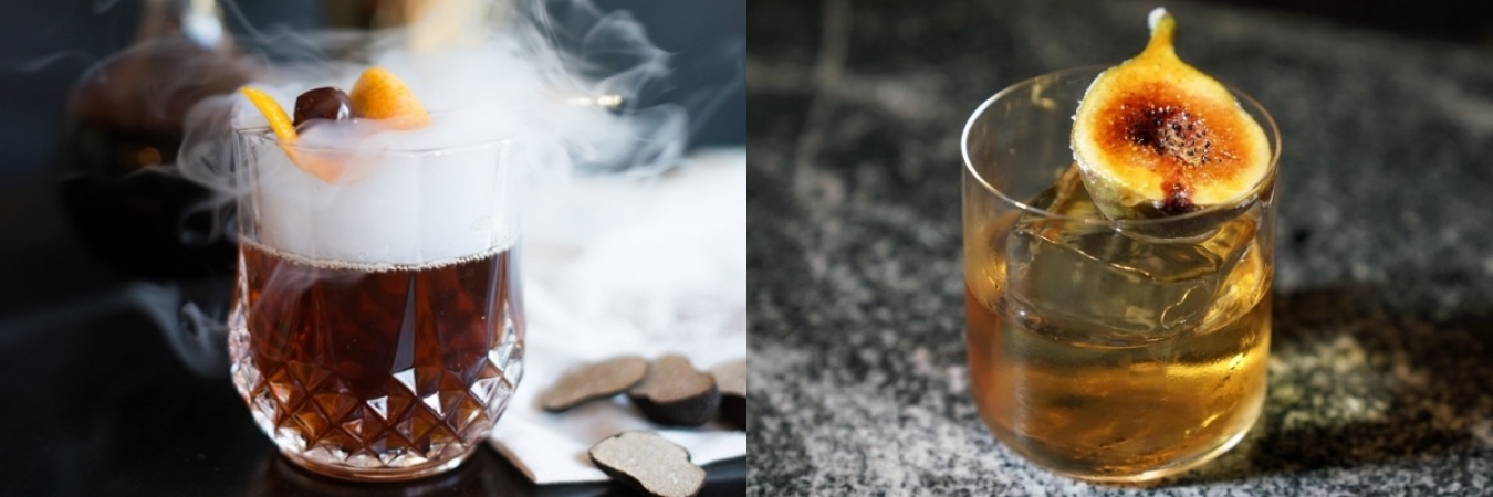 Images: Truffle Old Fashioned（by Boudreau Jamie / Canon） / Yamazaki Old Fashioned（by Torigata Gento / Pantechnicon ※当時、現 Waltz）