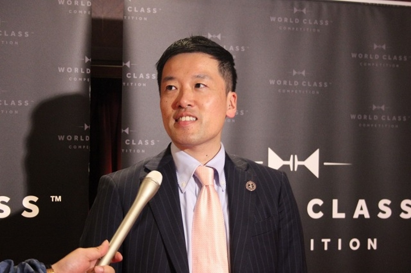 ワールドクラス日本大会運営責任者の中牟田孝一さん。