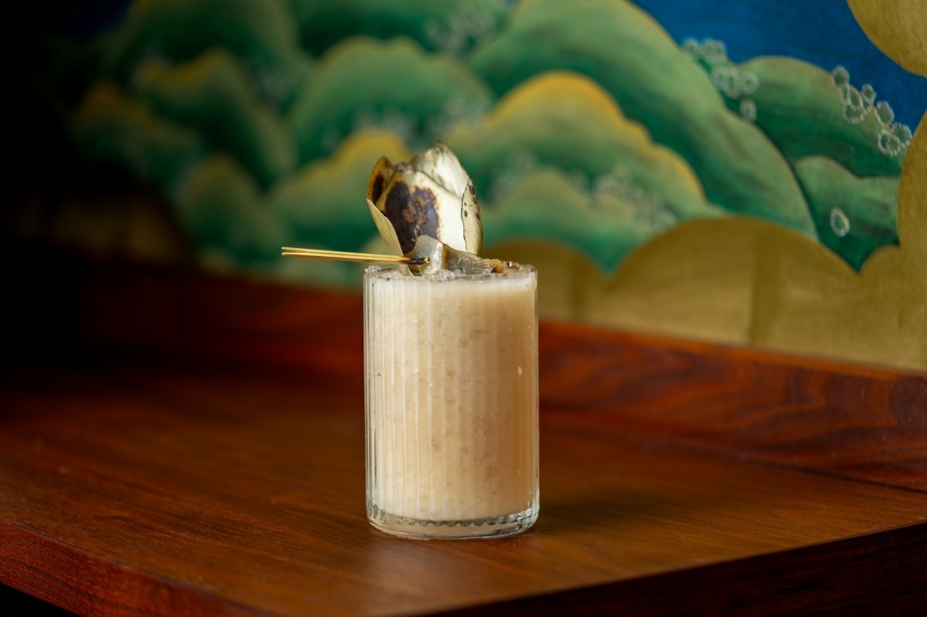 準優勝のハリーによる「朝飯swizzle」。