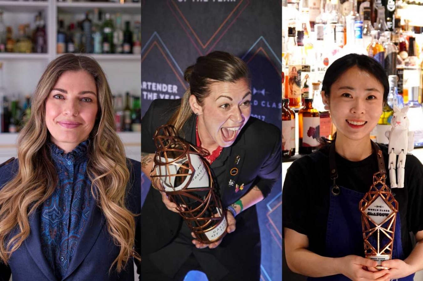 オンラインセミナーのスピーカー:(左)ローレン・モート氏 WORLD CLASS 2015 カナダ代表 (中央)ケイトリン・スチュワート氏 WORLD CLASS 2017 世界チャンピオン (右)バニー・カン氏 WORLD CLASS 2019 世界チャンピオン