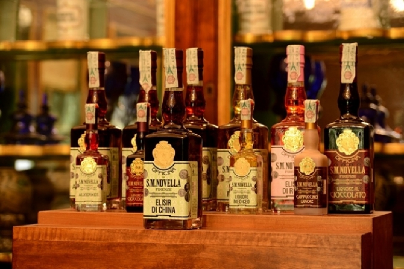 クラシカルなボトルデザインが人気の、サンタ・マリア・ノヴェッラのリキュール。