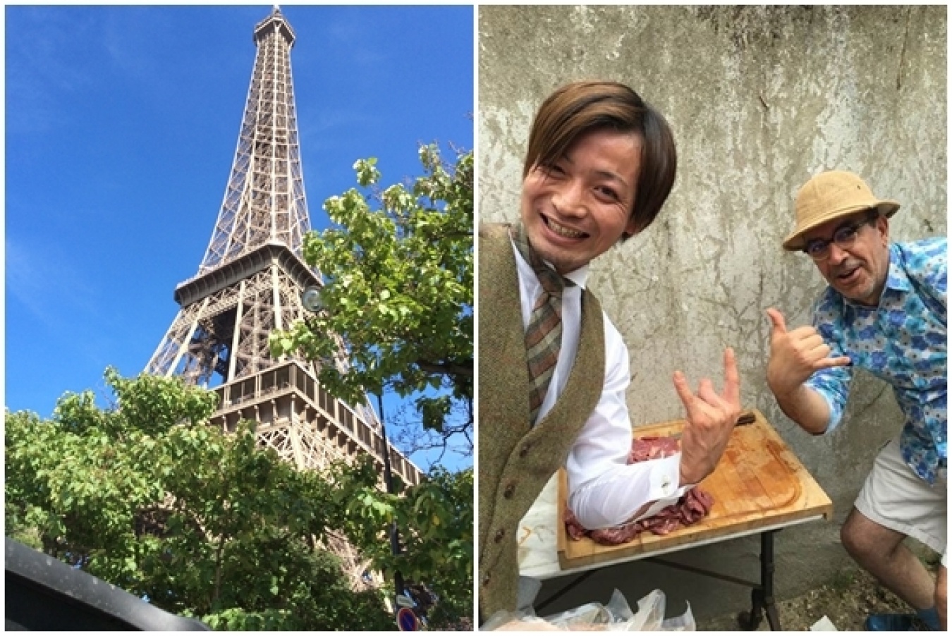 写真右は今回の旅の協力者のひとり、カリム・カロームさん。