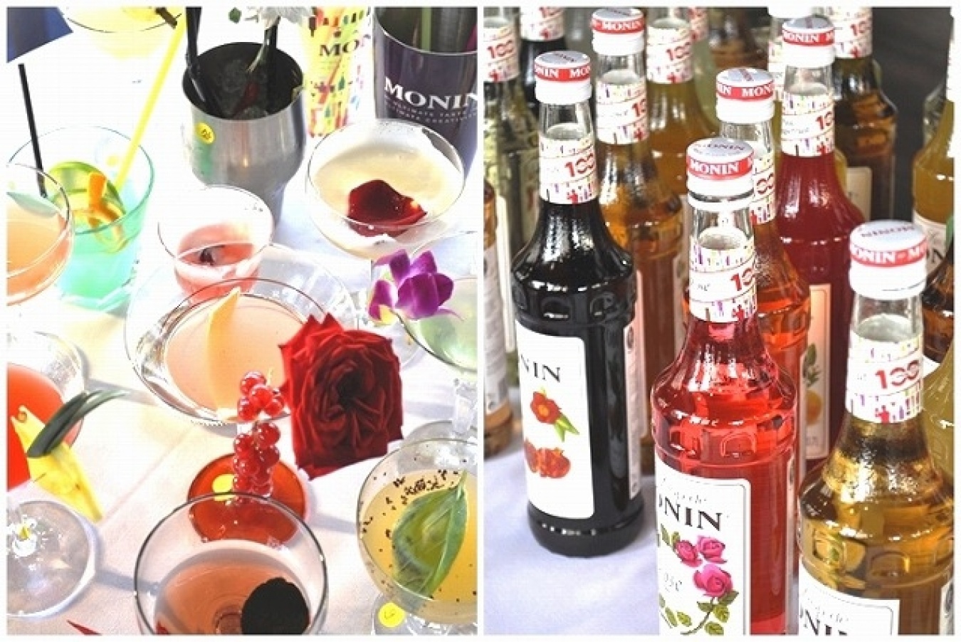 第1ラウンドで披露された27のオリジナルカクテル。