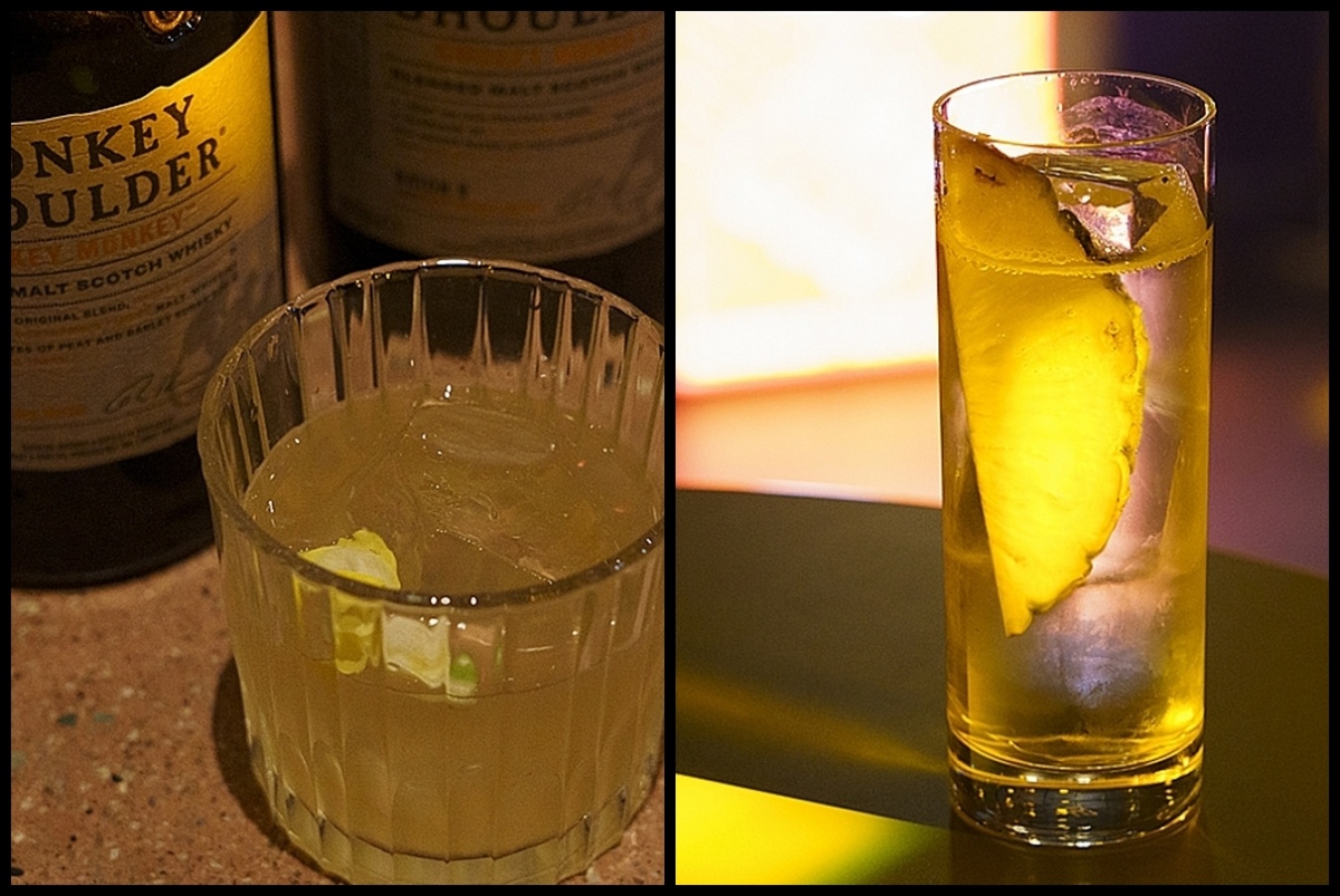 山本さんによる「PFP」と「Funky Monkey Fizz」。