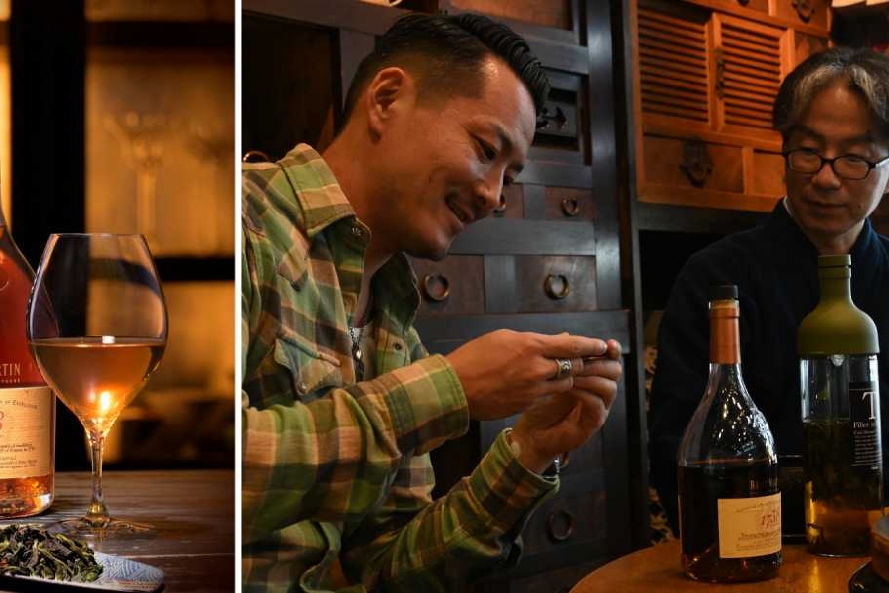 「レミーマルタン1738」×「放香堂」×バーテンダー後閑信吾氏　
トリプルコラボで誕生した『茶割ロワイヤル』！ 
