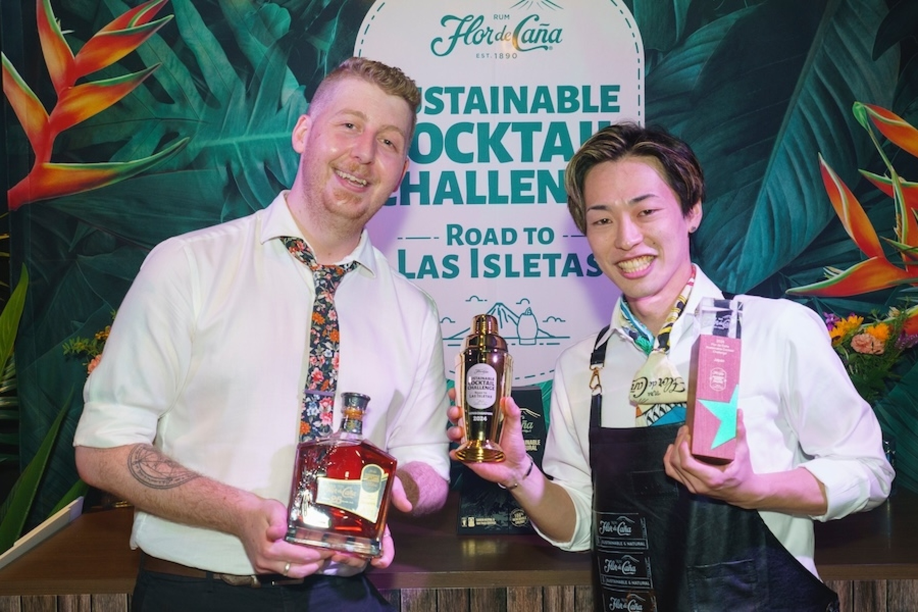 「フロール・デ・カーニャ サスティナブル・カクテル・チャレンジ2024」
優勝は大島創さん（Gold Bar at EDITION / 東京）！
