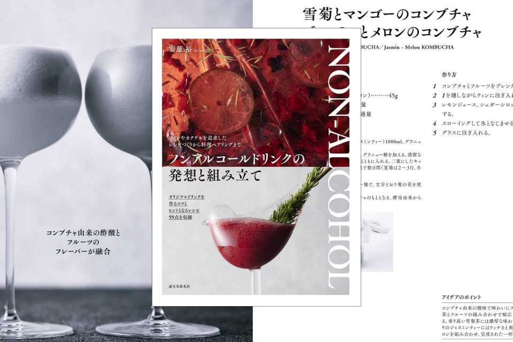 どりぷら会員３名さまにプレゼント
安藤裕氏著『ノンアルコールドリンクの発想と組み立て』