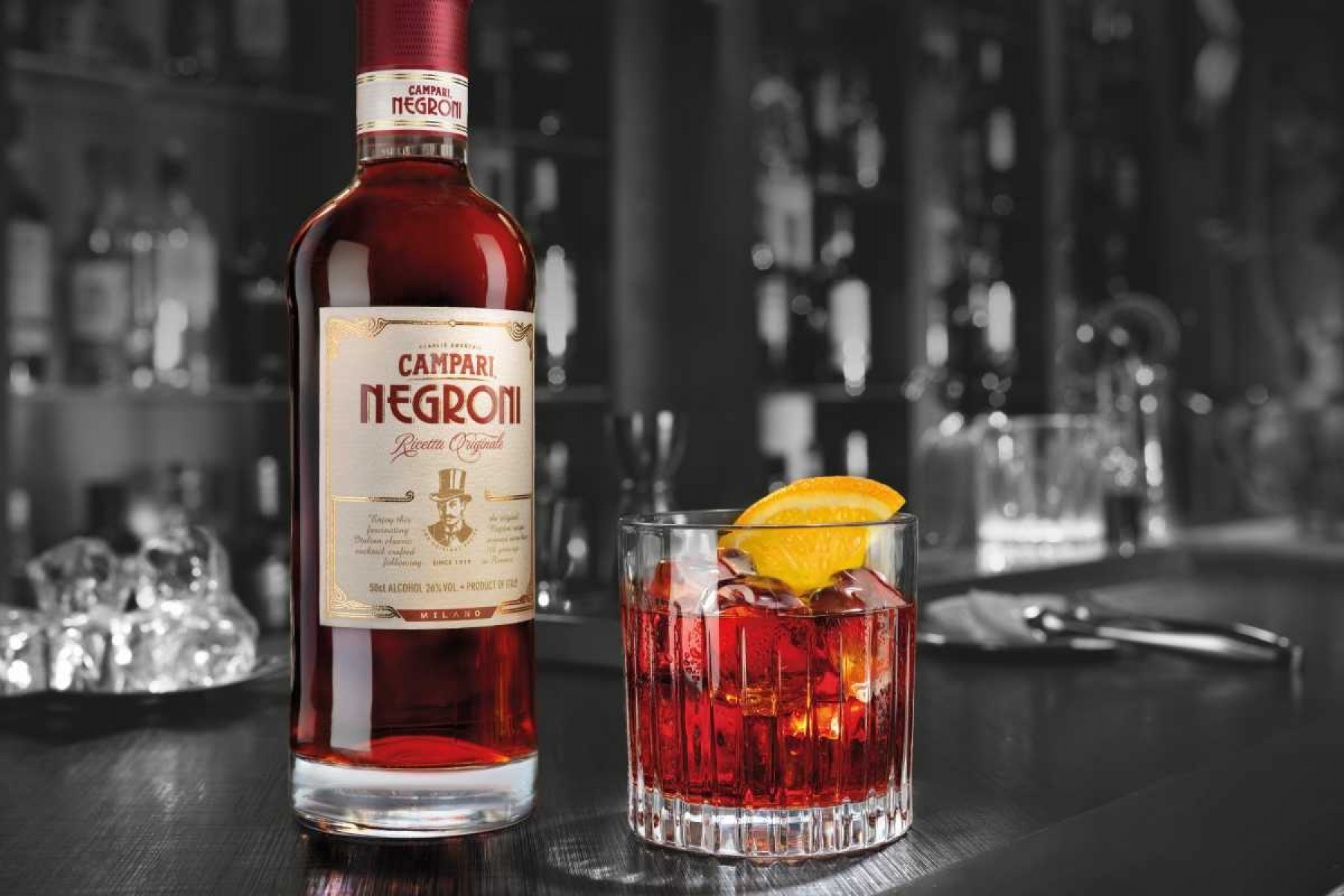 世界NO.2の人気カクテルがついにボトルに！
「カンパリネグローニ」をどりぷら会員３名さまにプレゼント

