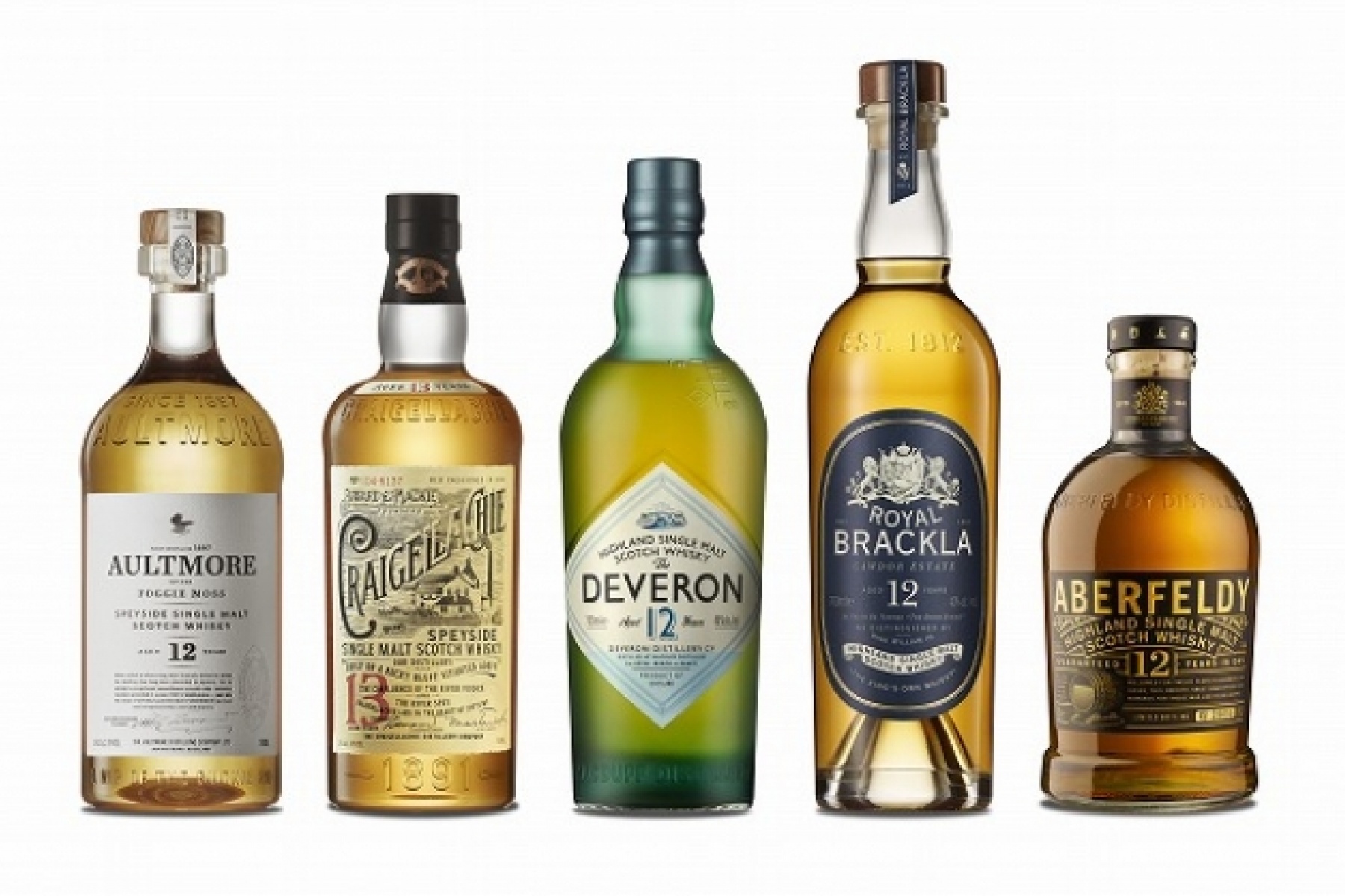 あの蒸溜所をオフィシャルで！
バカルディからシングルモルト5種。
