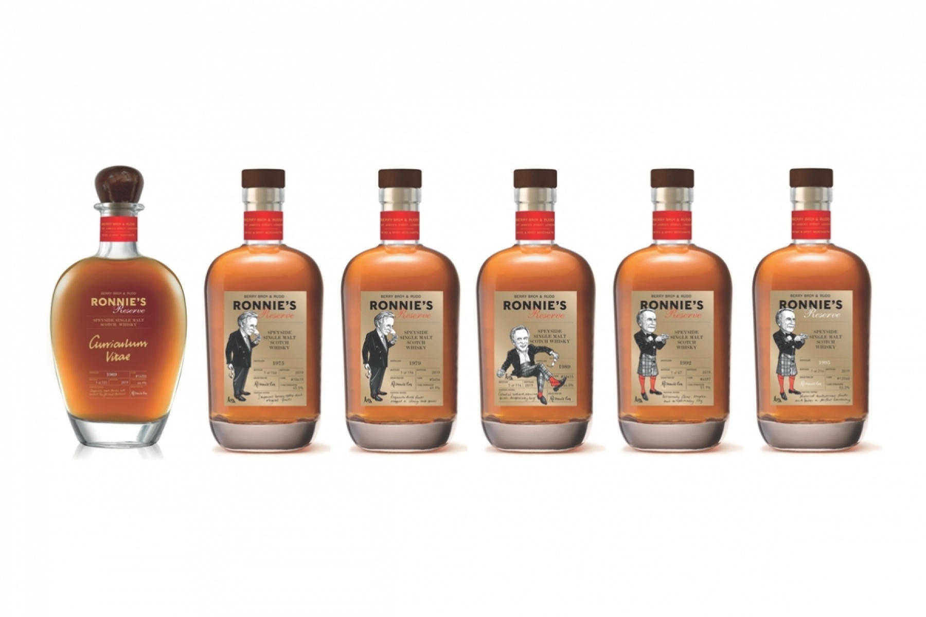 スペイサイドシングルモルト
「ロニーズ・リザーヴ」6種が限定発売！
