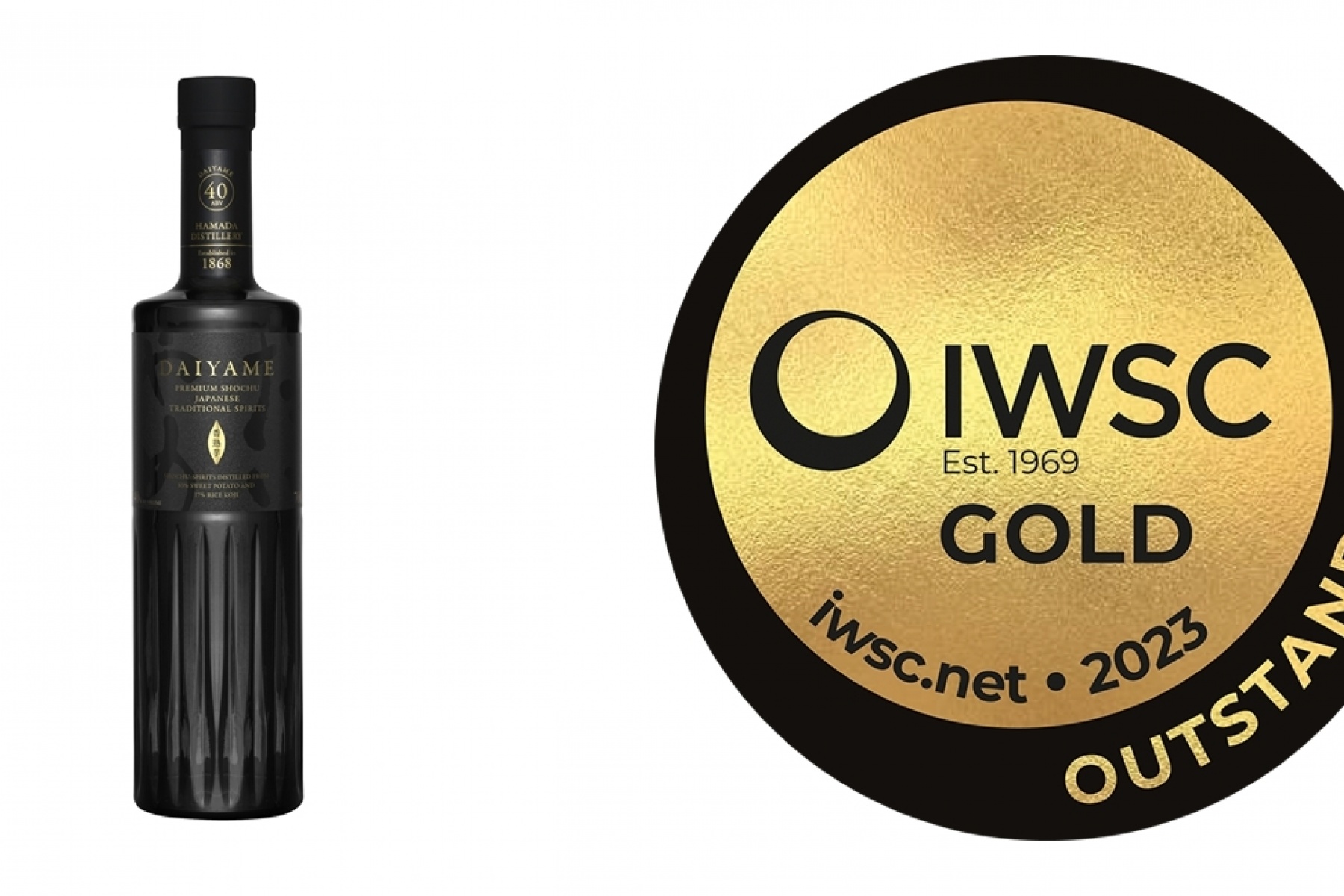 本格芋焼酎「DAIYAME 40」
IWSC 2023にて最高金賞受賞！
