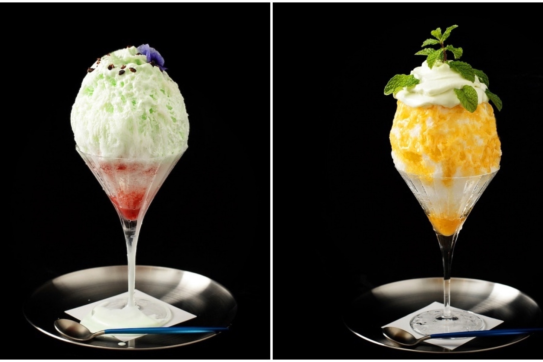 沖縄発のカクテルかき氷は、スパークリング感を絶妙に表現！
