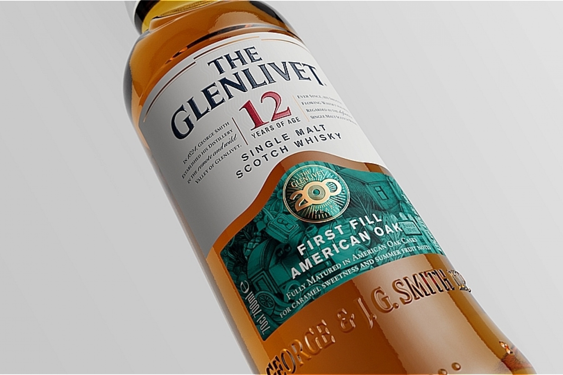 「ザ・グレンリベット 12年 200周年記念 限定ボトル」
1月22日（月）から数量限定発売！
