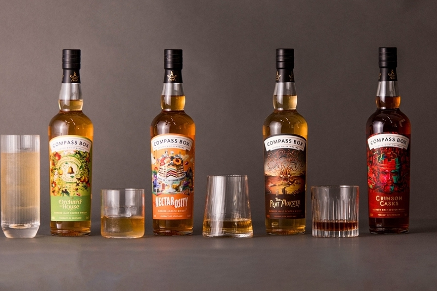 あの「COMPASS BOX」の
新作2種を加えたコアコレクション！
