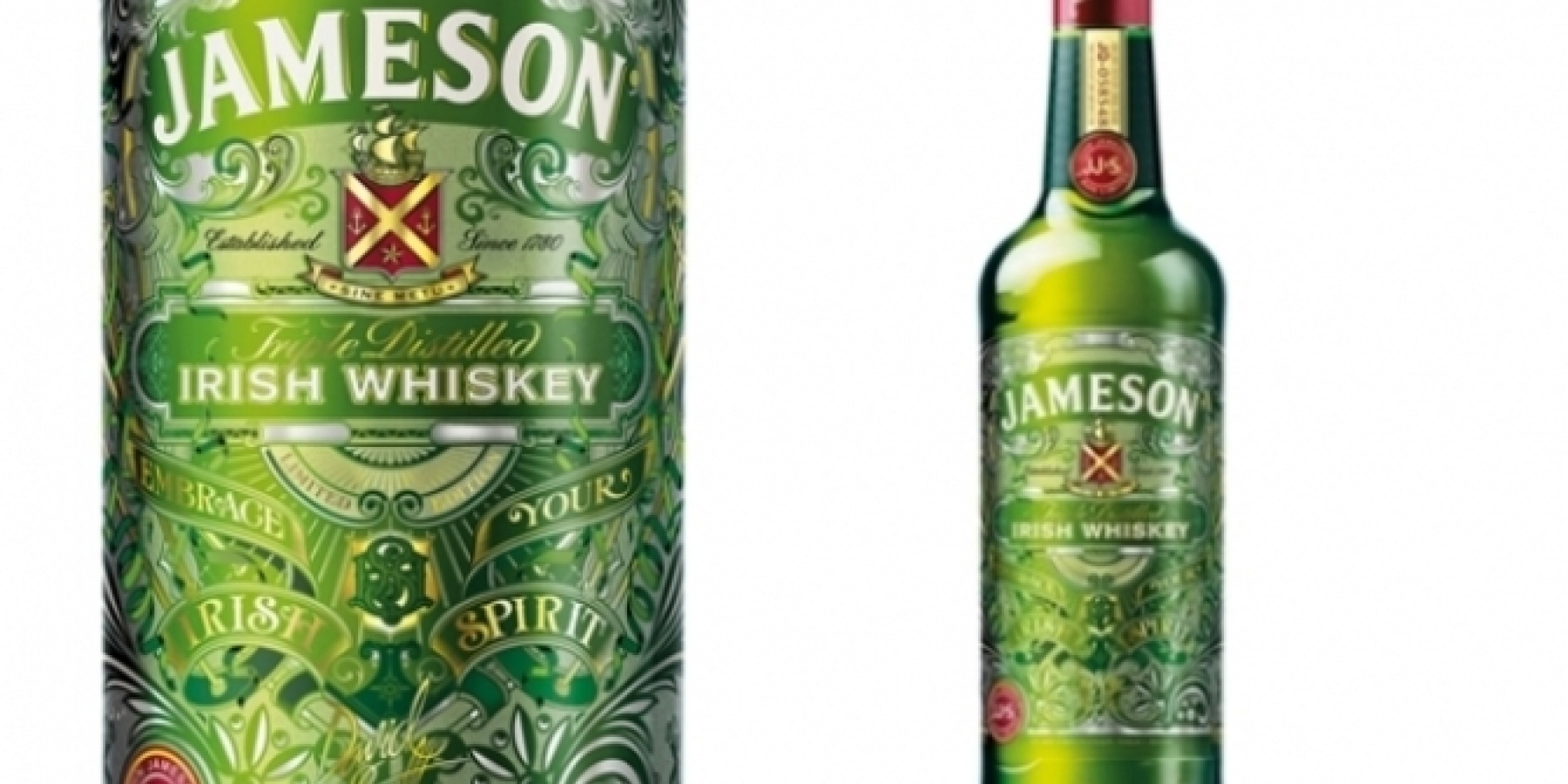 アイルランド最大の祝祭を記念した
「ジェムソン」の限定ボトル第２弾！
