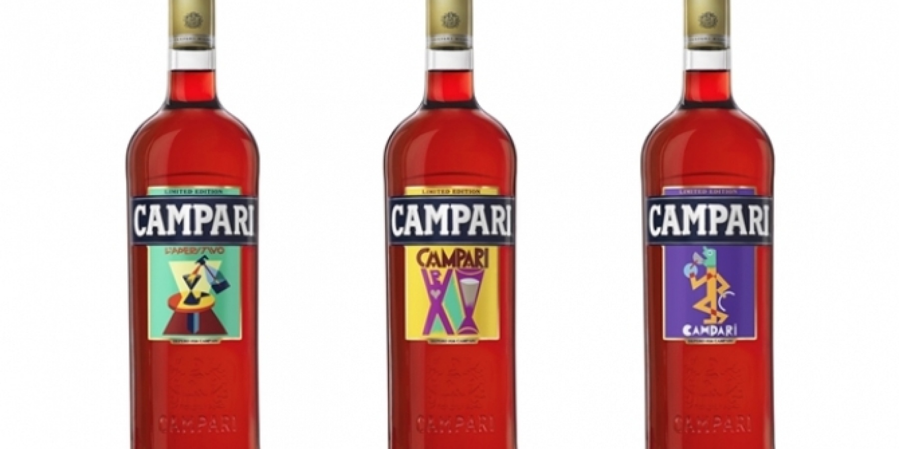 カンパリの限定アートボトル3種
2014年10月7日（火）より新発売！
