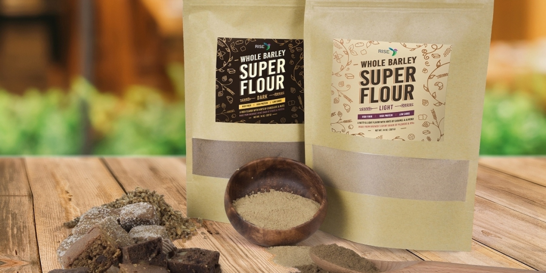 ビール醸造における廃棄物を
「スーパー小麦粉」にアップサイクル！
