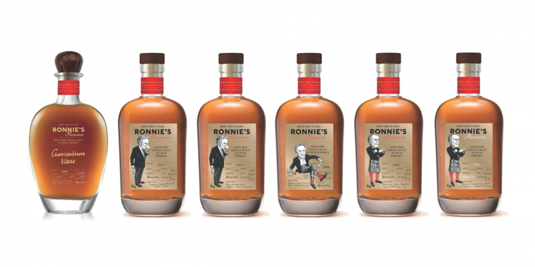 スペイサイドシングルモルト
「ロニーズ・リザーヴ」6種が限定発売！
