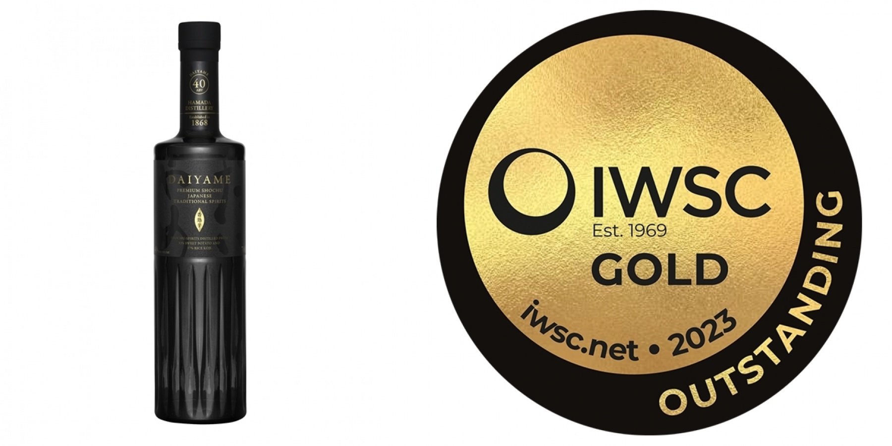 本格芋焼酎「DAIYAME 40」
IWSC 2023にて最高金賞受賞！
