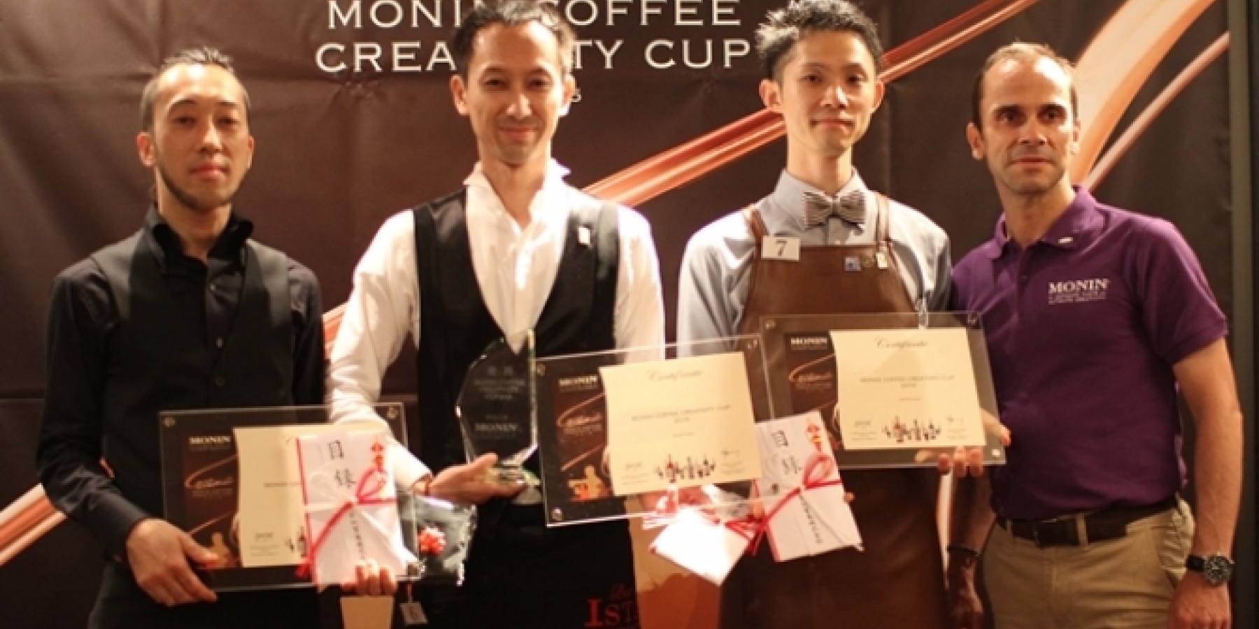 Monin Coffee Creativity Cup
第1回大会はこんな感じ！
