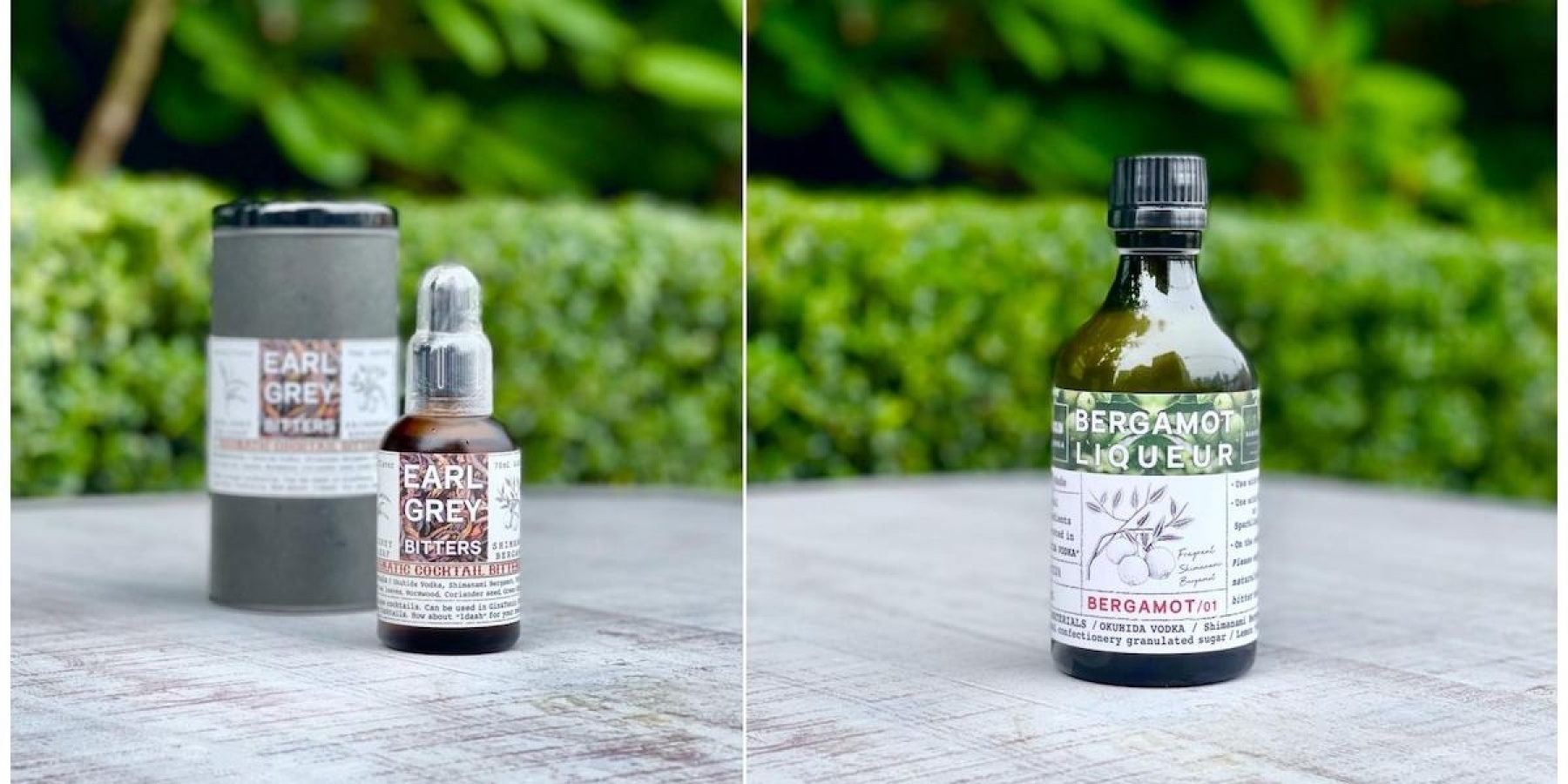 奥飛騨酒造のリキュール部門、誕生！
第一弾は中垣繁幸さんとコラボしたビタース＆リキュール