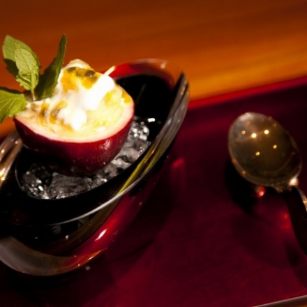 パッションフルーツのカクテル