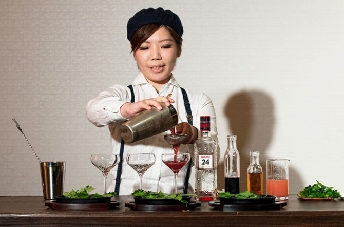 BEEFEATER MIXLDN 2015日本代表の五十嵐愛さん。