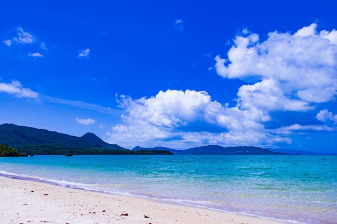 石垣島といえば、青い空と海！