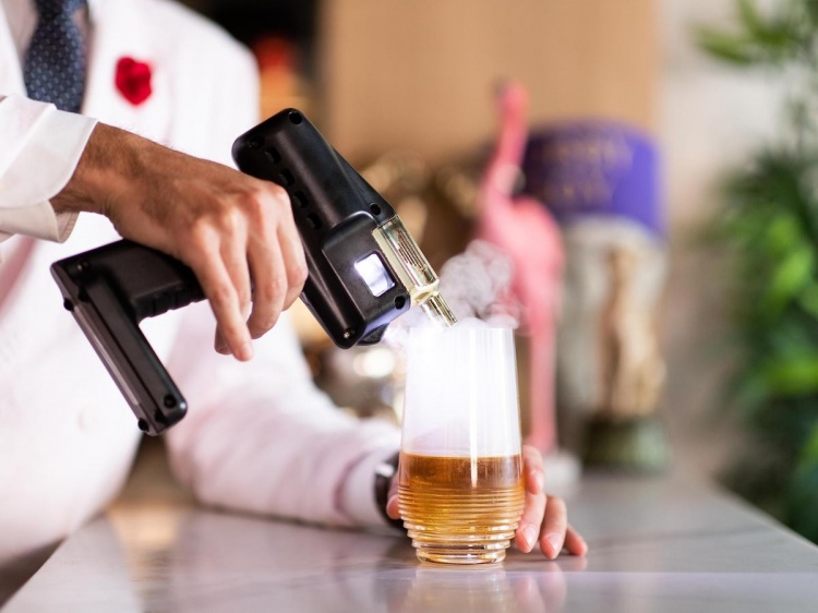 アロマが弾ける!香りをバブルに閉じ込める、 「フレイバーブラスター アロマが弾ける!香りをバブルに閉じ込める、 「フレイバーブラスター