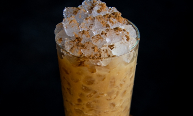 Sweet Corn Milk Iced Coffee<br>スイートコーンミルクアイスコーヒー