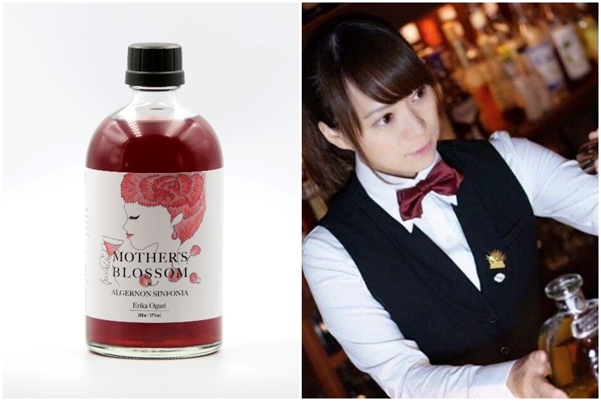 小栗絵里加さんのボトルドカクテル
「Mother’s Blossom」500本限定販売！
