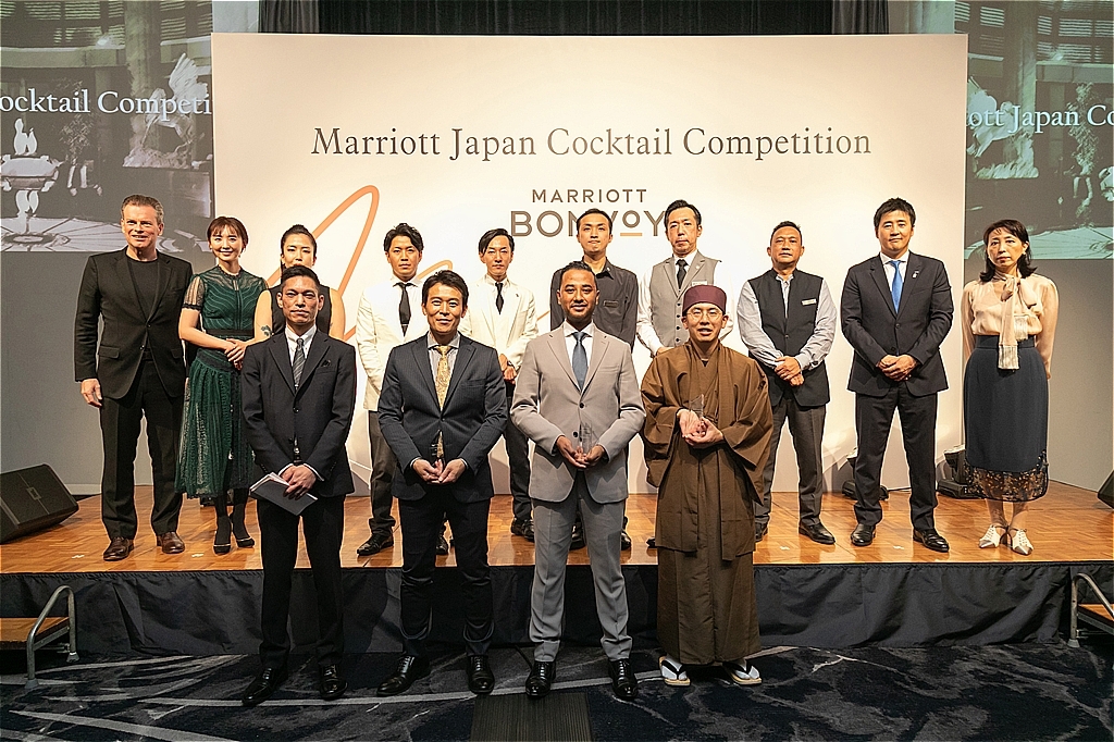 Marriott Japan Cocktail Competition
優勝は、アンジャン・カドカさんの『こまちのにわ』！
